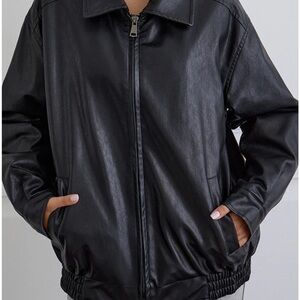 Women’s Cavita Jacket In PU Black